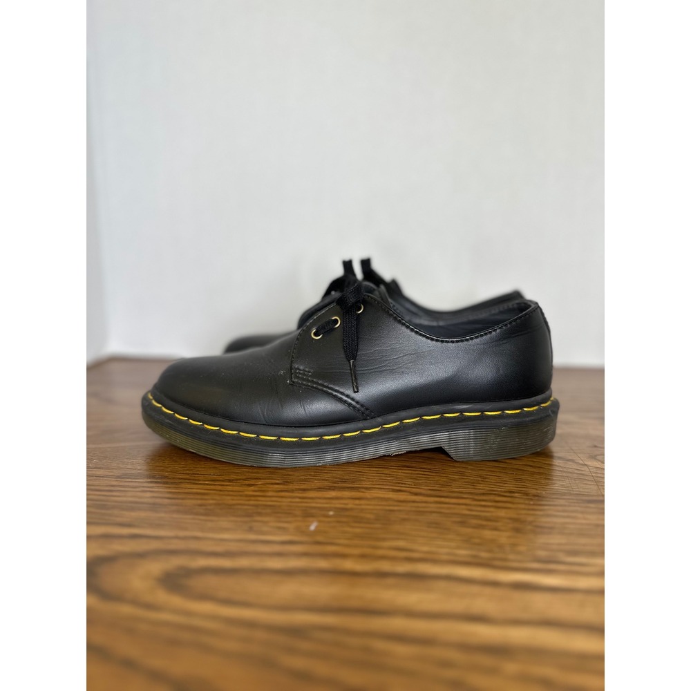 Dr. Martens 1461 Vegan Felix Oxford Shoes Black Matte Mens 7 Womens 8 14046 - Picture 2 of 10